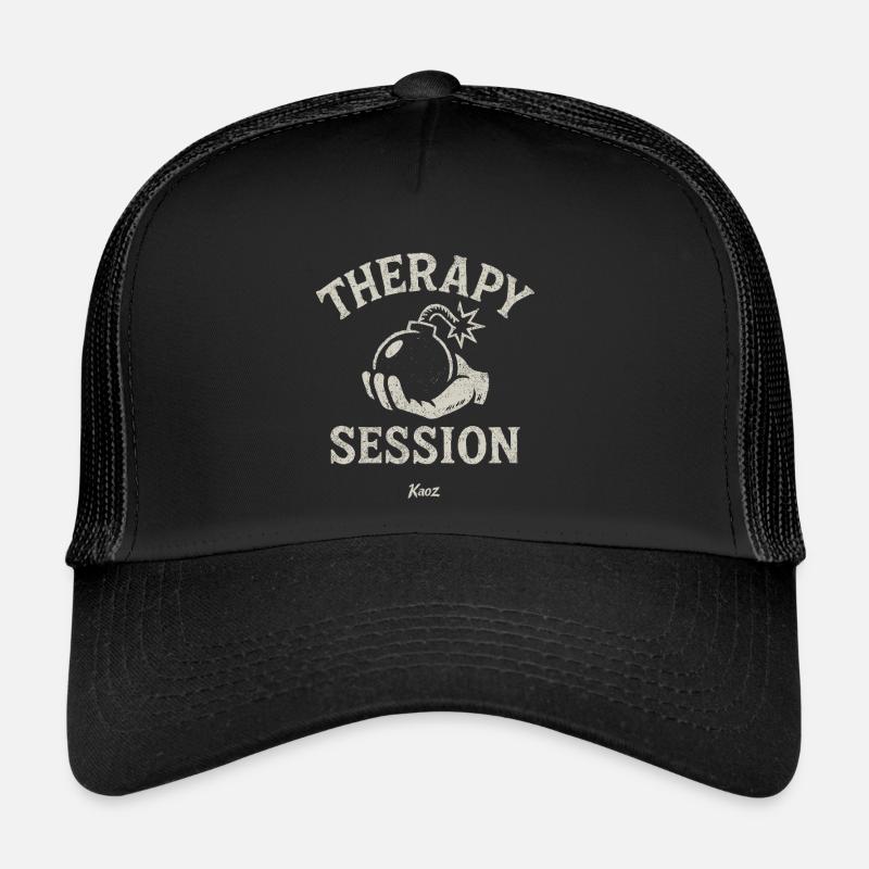 Hand holding therapy session bombshell Trucker Cap