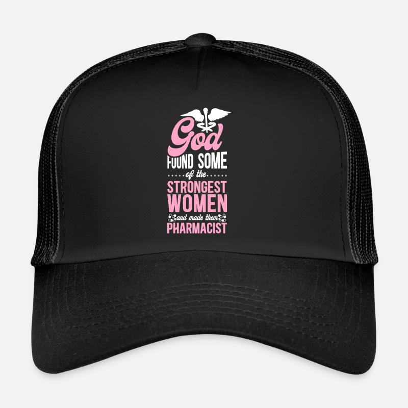Pharmacy Tech Technician - Trucker Cap - Schwarz/Schwarz