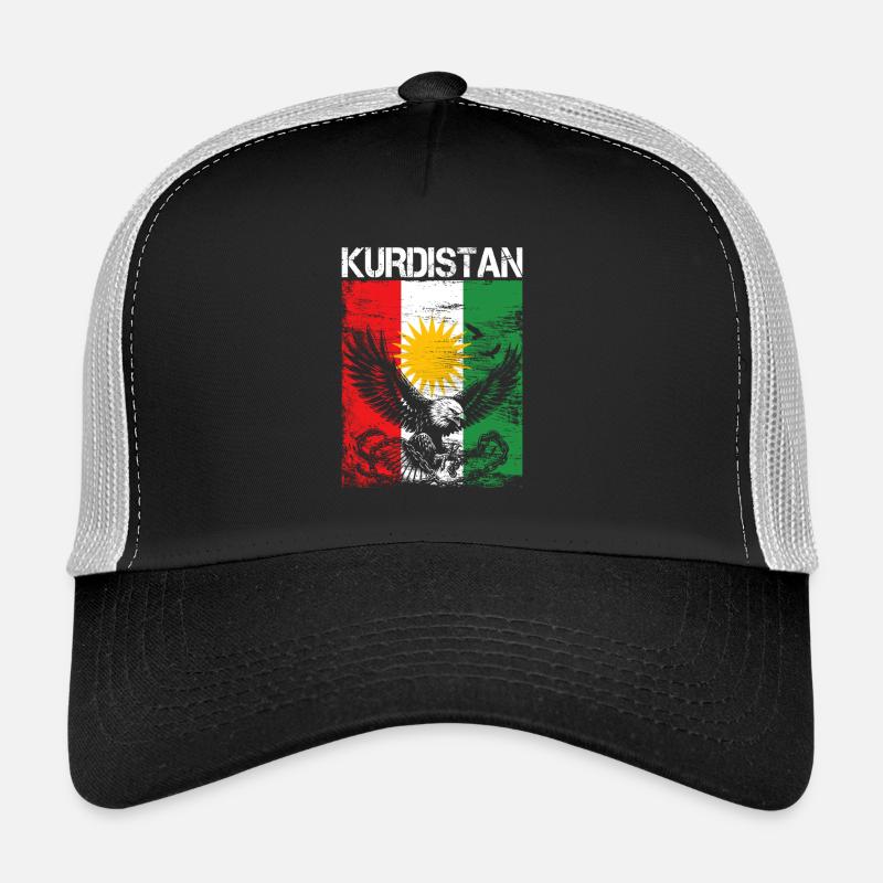 Kurdistan Flag Bakur Bashur Rojava Rojhlt Newroz Trucker Cap