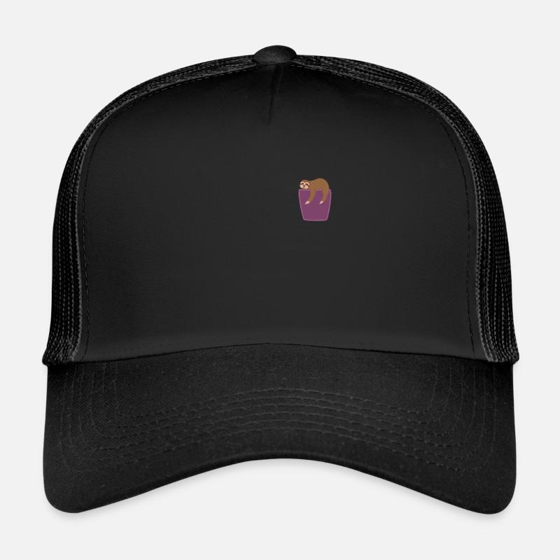 Faultier in der Brusttasche Sloth Trucker Cap