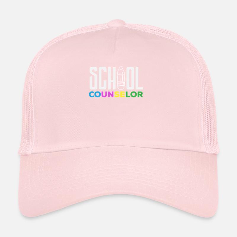 Conseiller d’école Conception de crayon de couleur Casquette trucker 