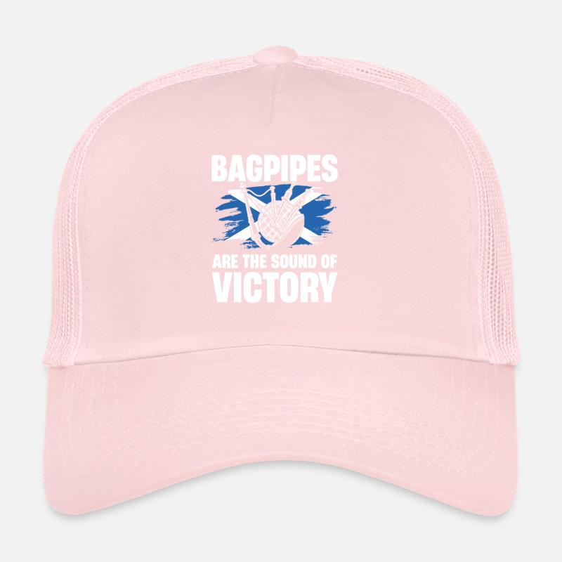 La cornemuse est le son de la victoire Casquette trucker 