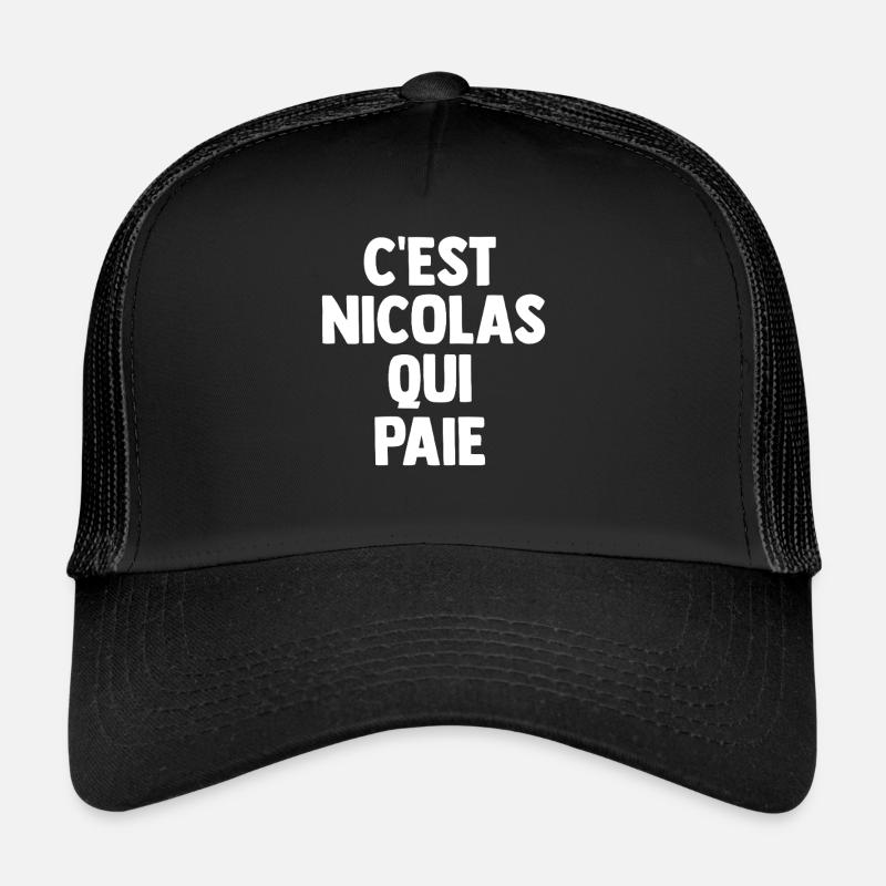 C'est Nicolas Qui Paie Casquette trucker 