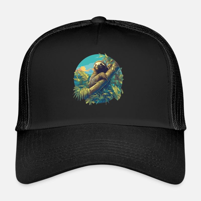 Sloths Sloth Trucker Cap