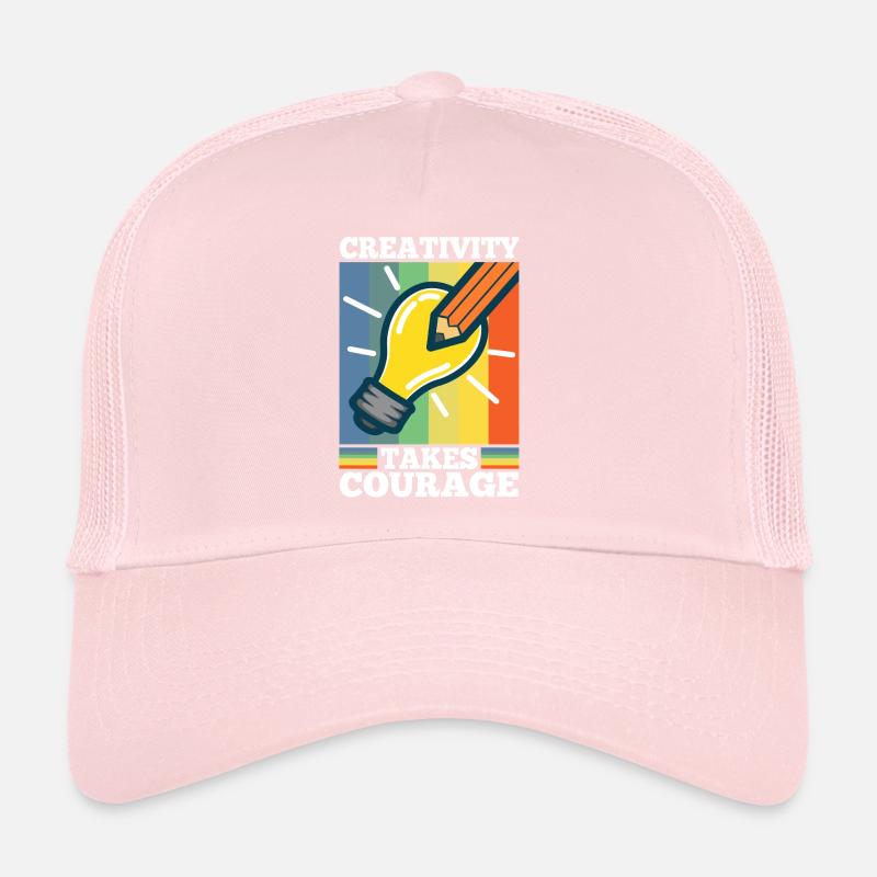La créativité demande du courage Casquette trucker 