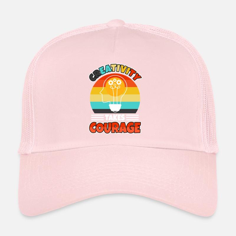 La créativité demande du courage Casquette trucker 