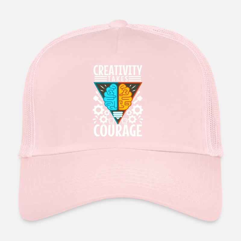 La créativité demande du courage Casquette trucker 
