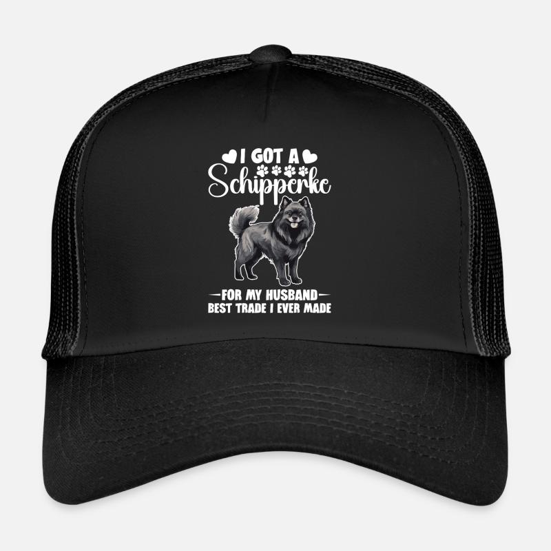 J’ai un Schipperke pour mon mari, le Casquette trucker 