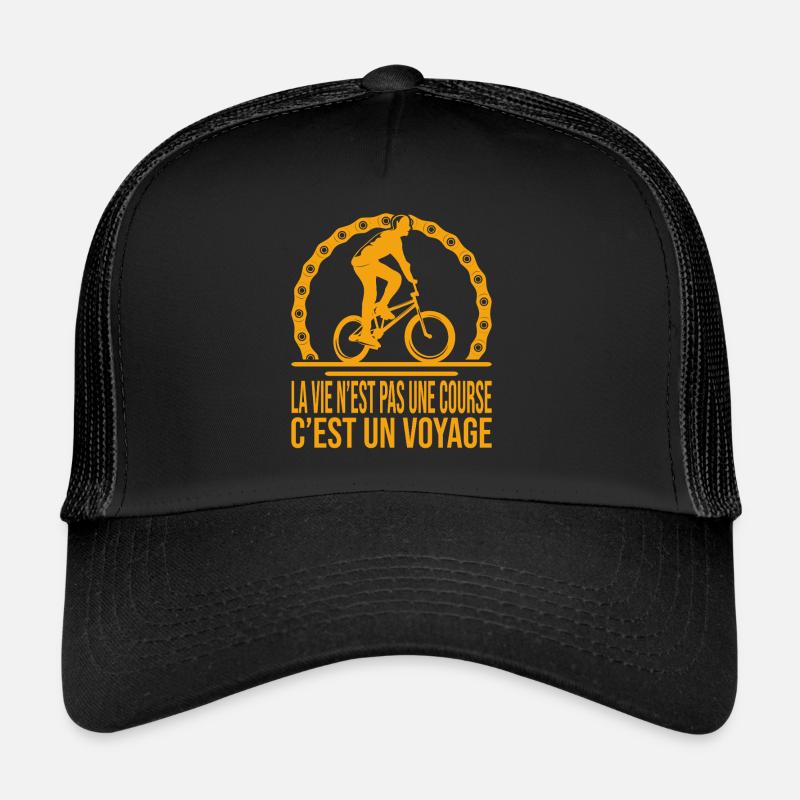 cycliste citation – La vie n’est pas une course Casquette trucker 