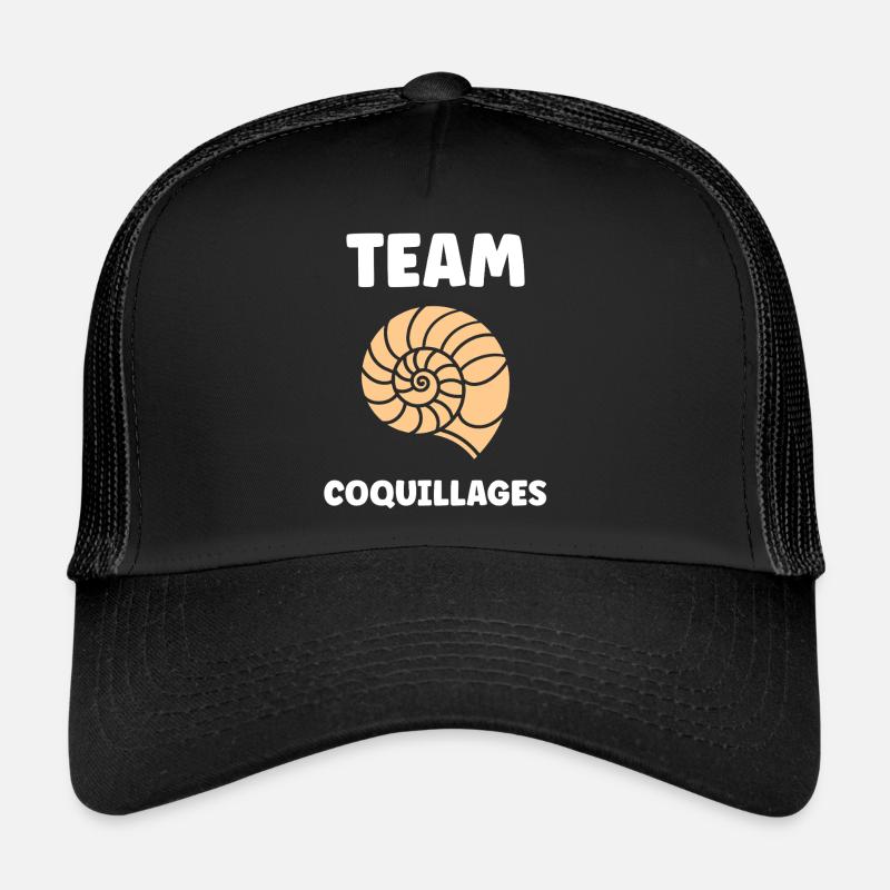 coquillage Casquette trucker 