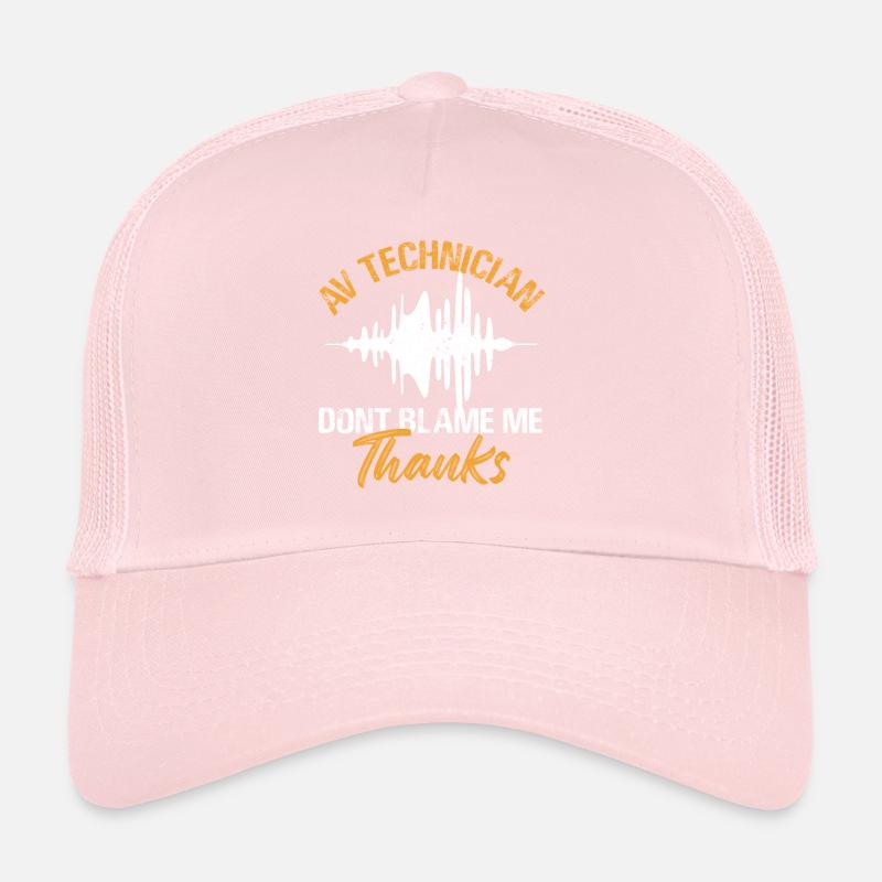 Technicien AV Conception d’ondes sonores Casquette trucker 