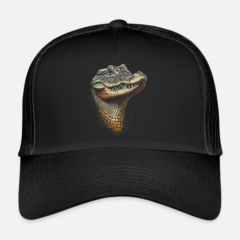 Crocodile Alligator Reptile Crocodile Love Crocodiles Casquette trucker 