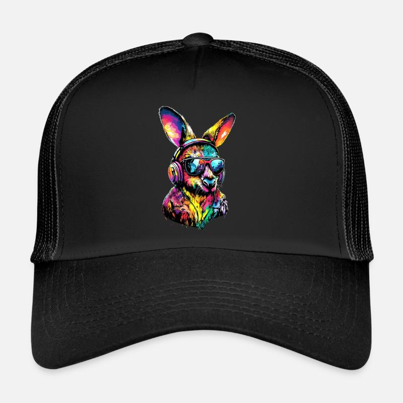 Wallaby Australie Outback Kangourou doux sauvage Casquette trucker 