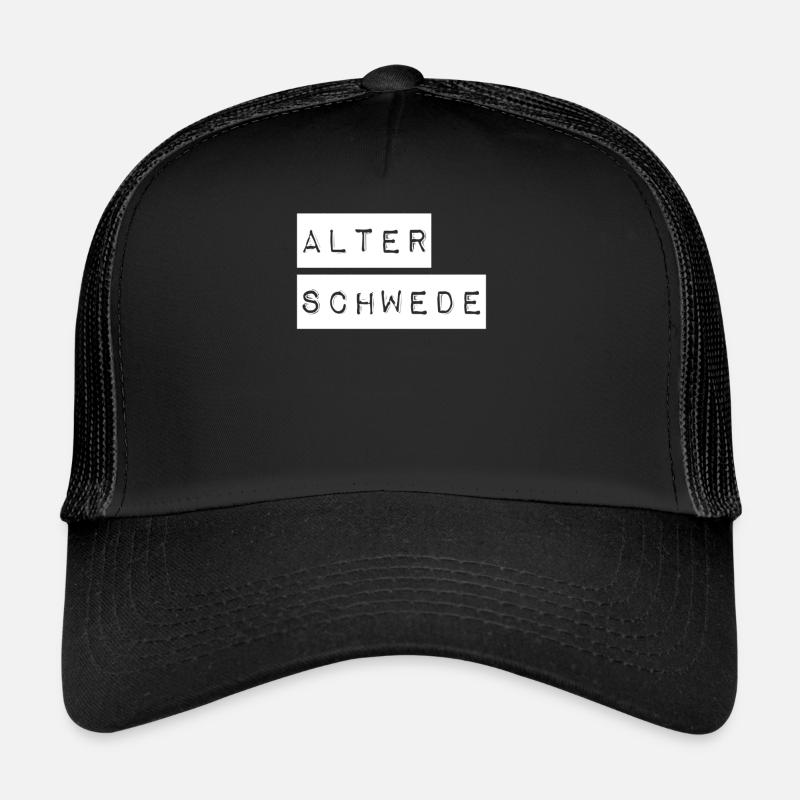 Old Swede Funny Expression Saying Trucker Cap