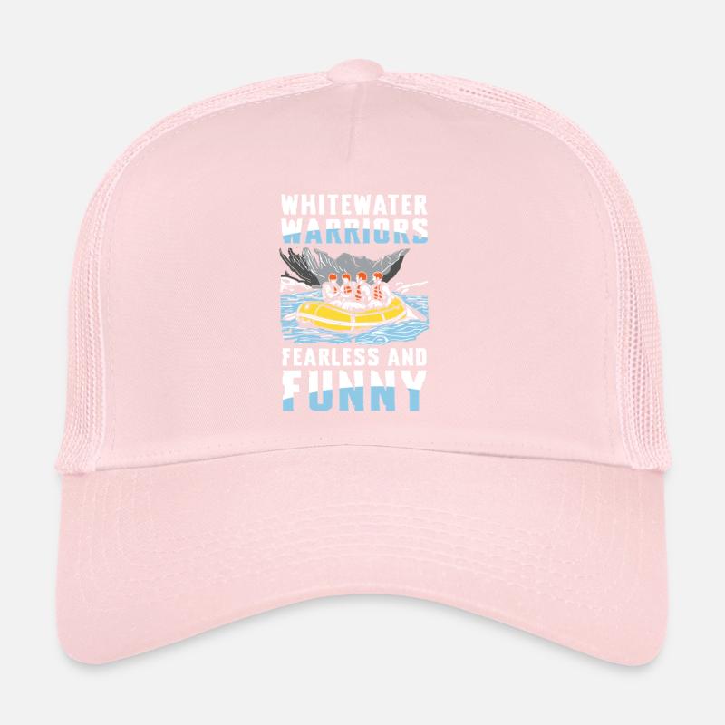 Whitewater Warriors: Fearless and Fun Rafting Trucker Cap