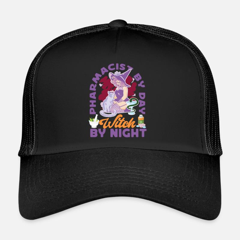 Pharmacy Tech Technician - Trucker Cap - Schwarz/Schwarz