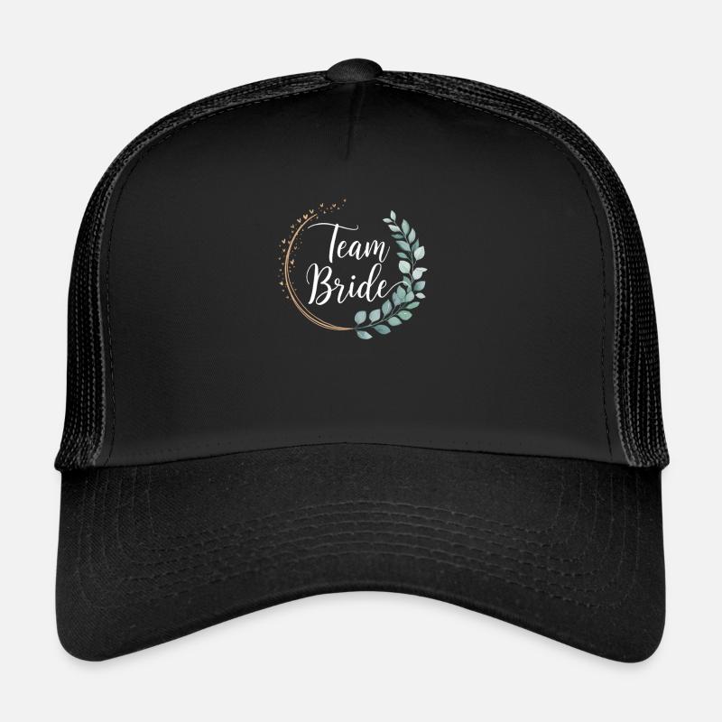 Équipe Mariée Demoiselles d’honneur Eucalyptus Enterrement de vie de garçon Mariage Casquette trucker 