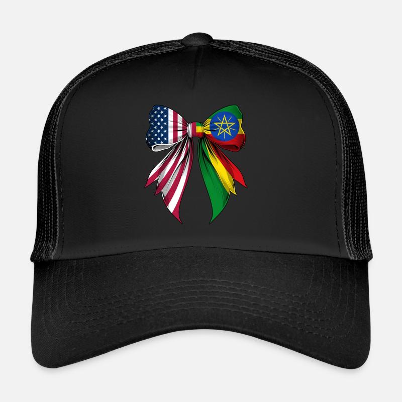 Coquette Loop Ethiopia Roots Heritage Trucker Cap