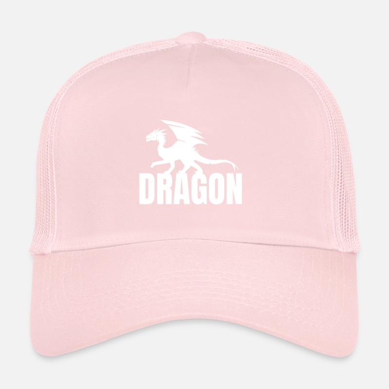 Typographie de dragon Casquette trucker 