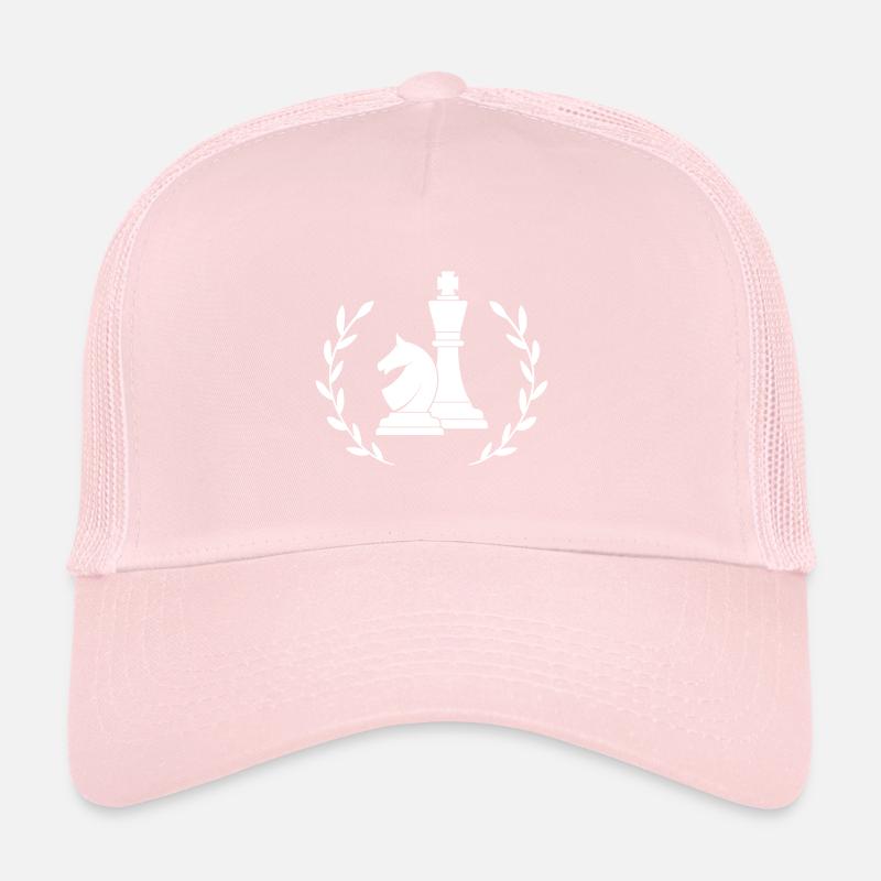 Chess King Knight Game Board Piece Professional Trucker Cap