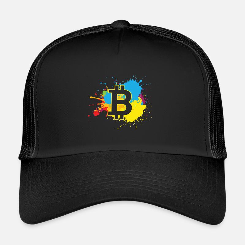 Bitcoin EauBTC Crypto Moon Casquette trucker 