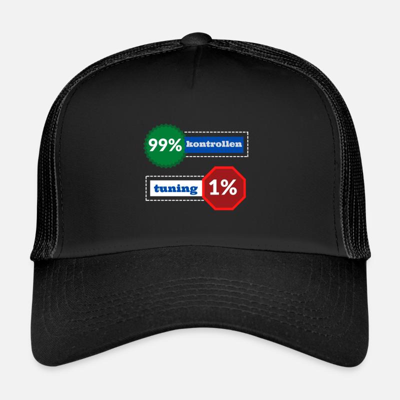 1% Tuning 99% Kontrollen Trucker Cap