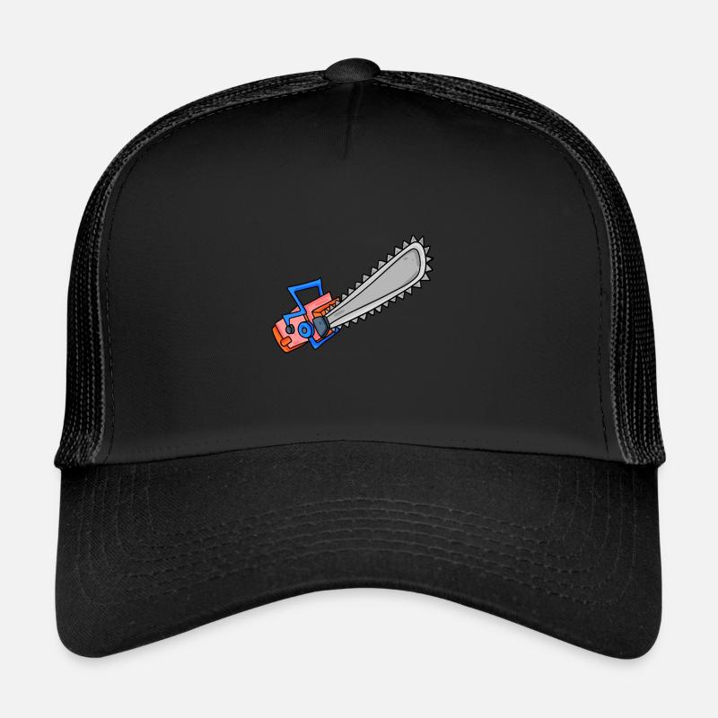 Tronçonneuse Motif Tronçonneuse Casquette trucker 