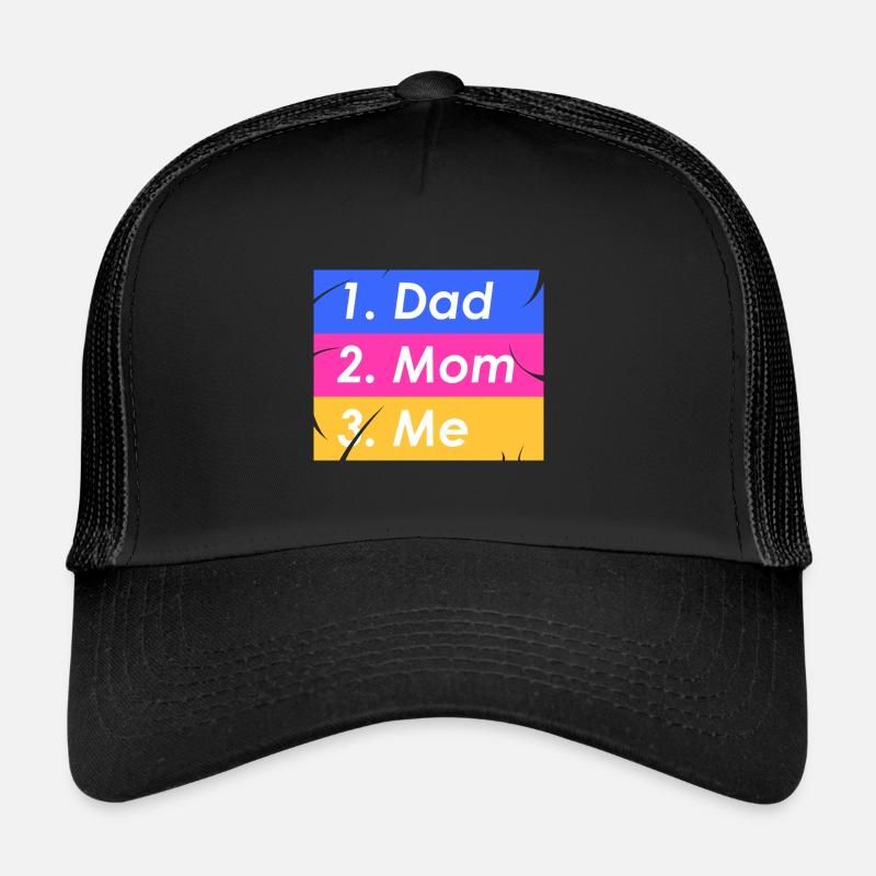 1. Papa 2. Maman 3. I Casquette trucker 