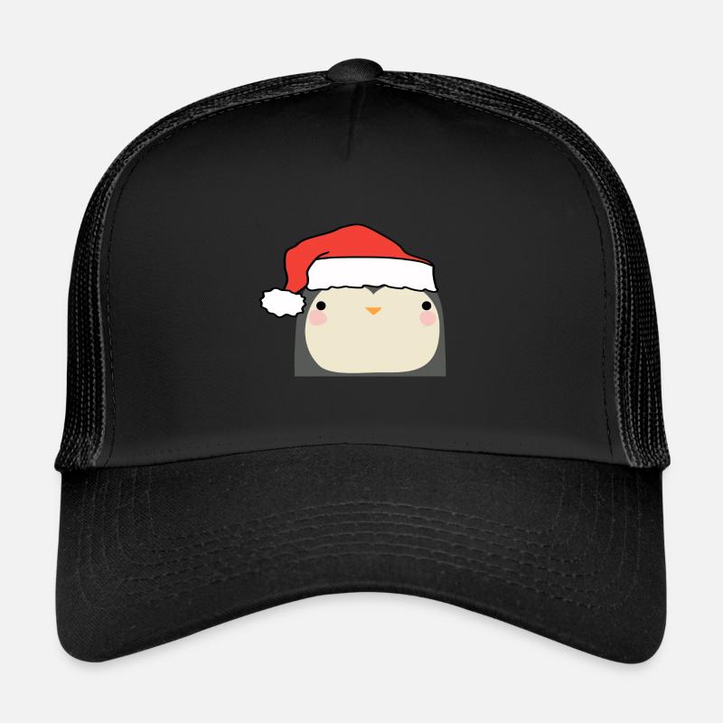 Pingouin de Noël Casquette trucker 