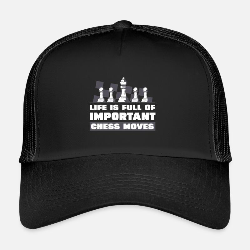 Les échecs, c’est la vie Casquette trucker 