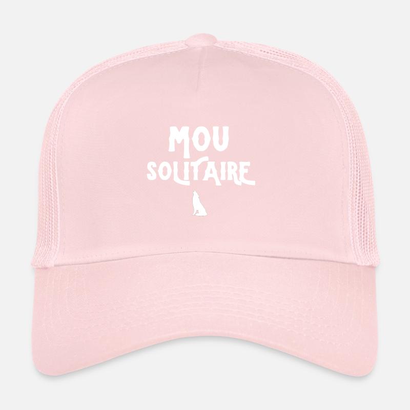 mou solitaire Casquette trucker 