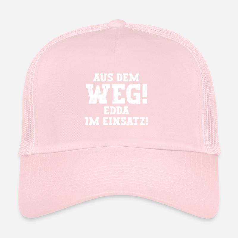 Edda Lustiger Spruch Vorname Name Edda Trucker Cap