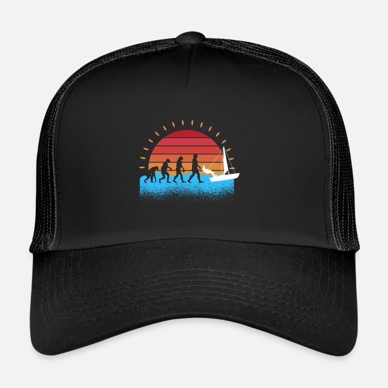 Evolution Segelboot Segler Segeln Trucker Cap