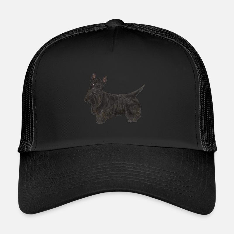 Scottish Terrier Scottie Hund Trucker Cap