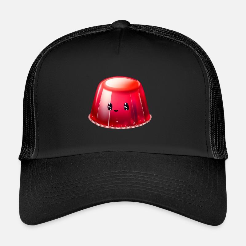 Kawaii Pudding - Trucker Cap - Schwarz/Schwarz