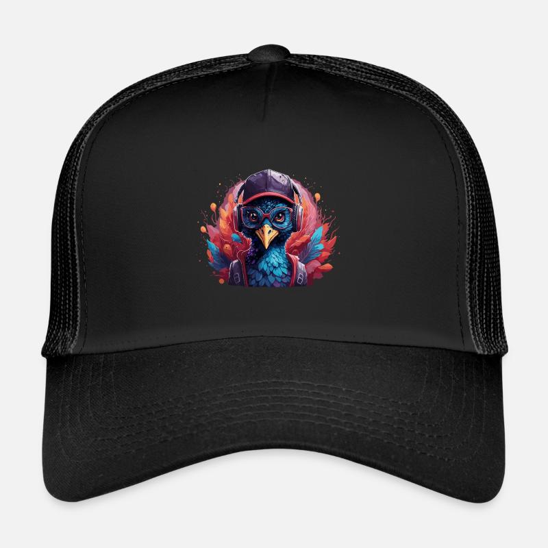 Peacock Animal Art I Cool Cute Peacock Trucker Cap