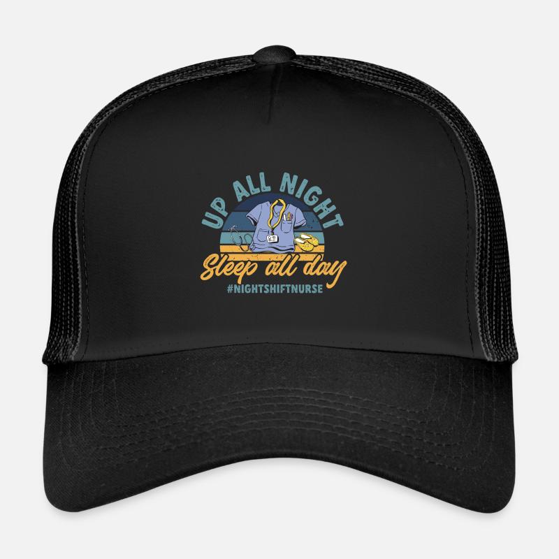 Infirmière de nuit Casquette trucker 