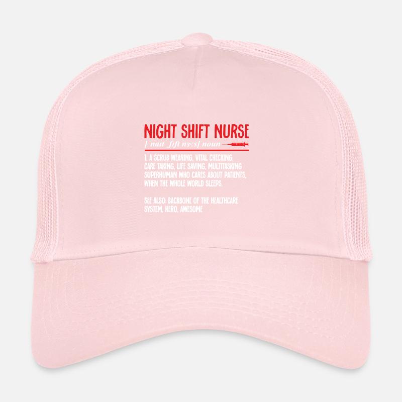 Night Shift Nurse Trucker Cap