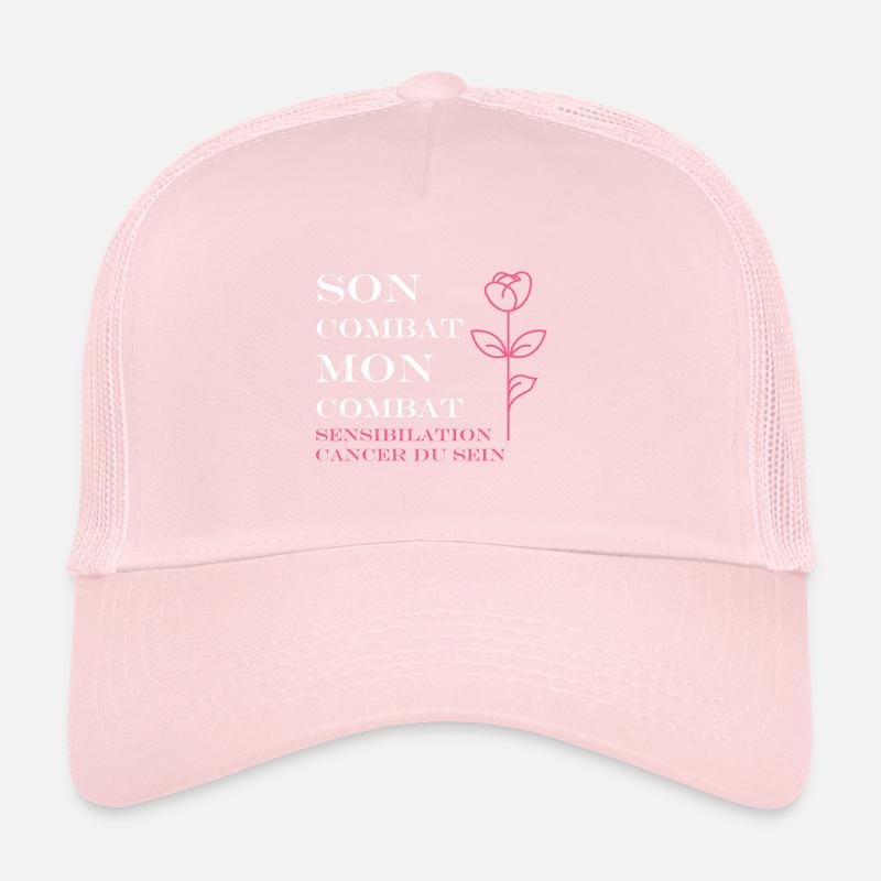 Sensibilisation cancer du sein Casquette trucker 