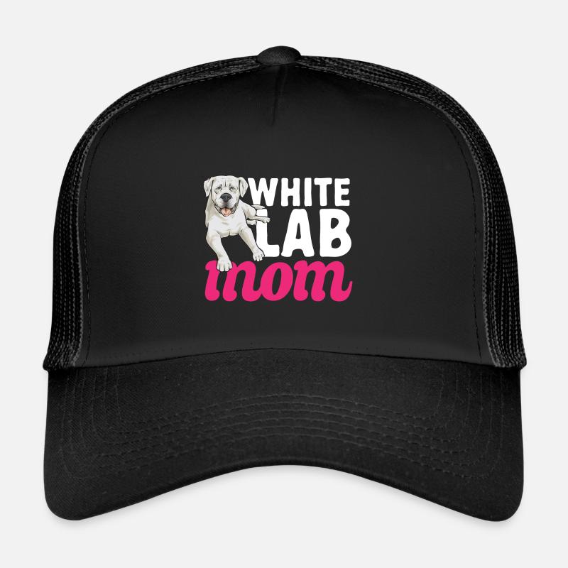 Weißer Labrador Retriever Weißer Lab Trucker Cap