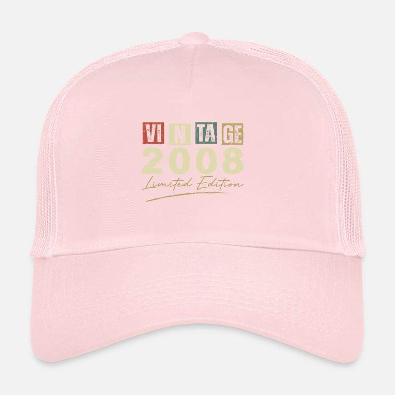 Vintage 2008 Original 2008 Anniversary Gift Trucker Cap