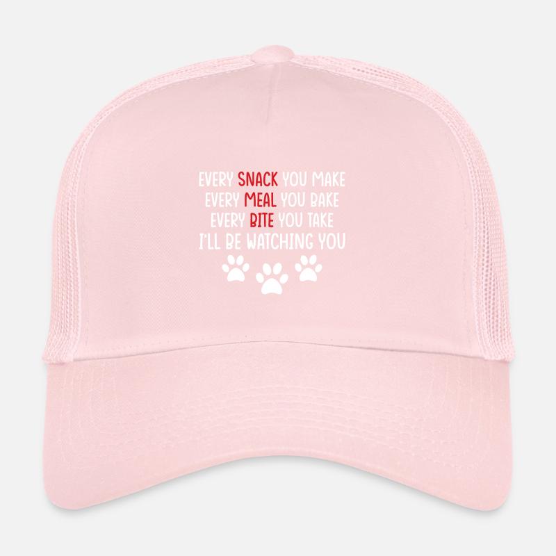 Chiens - Chaque collation que vous préparez, je vous surveillerai ! Casquette trucker 