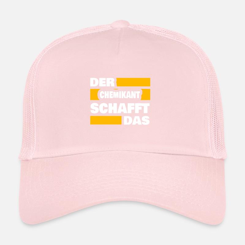 Technicien en chimie du travail Casquette trucker 