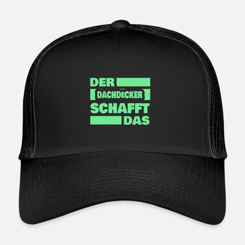 Arbeit Dachdecker Trucker Cap