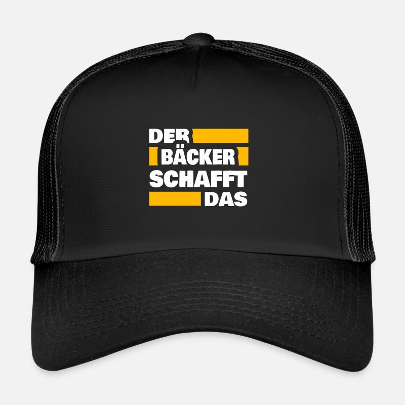 Baker as work Trucker Cap