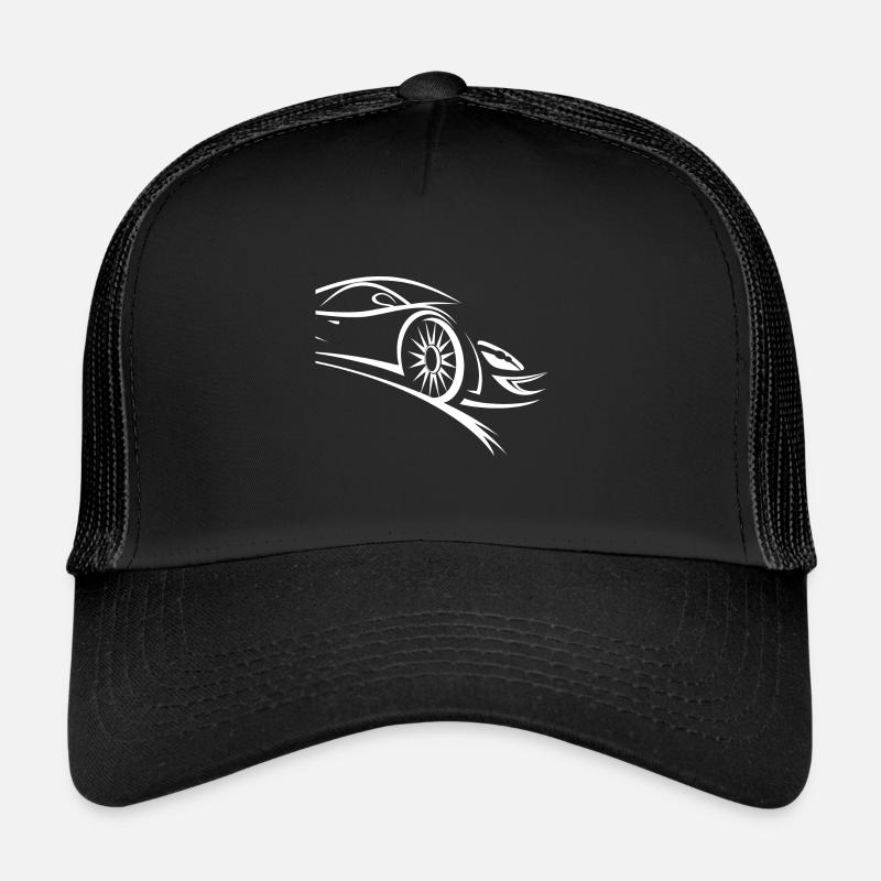 Auto - Trucker Cap - Schwarz/Schwarz