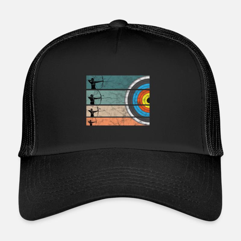 Archershooting Archer Bow Arrow Longbow Trucker Cap