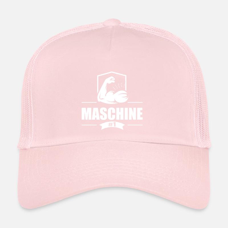 Maschine White Trucker Cap
