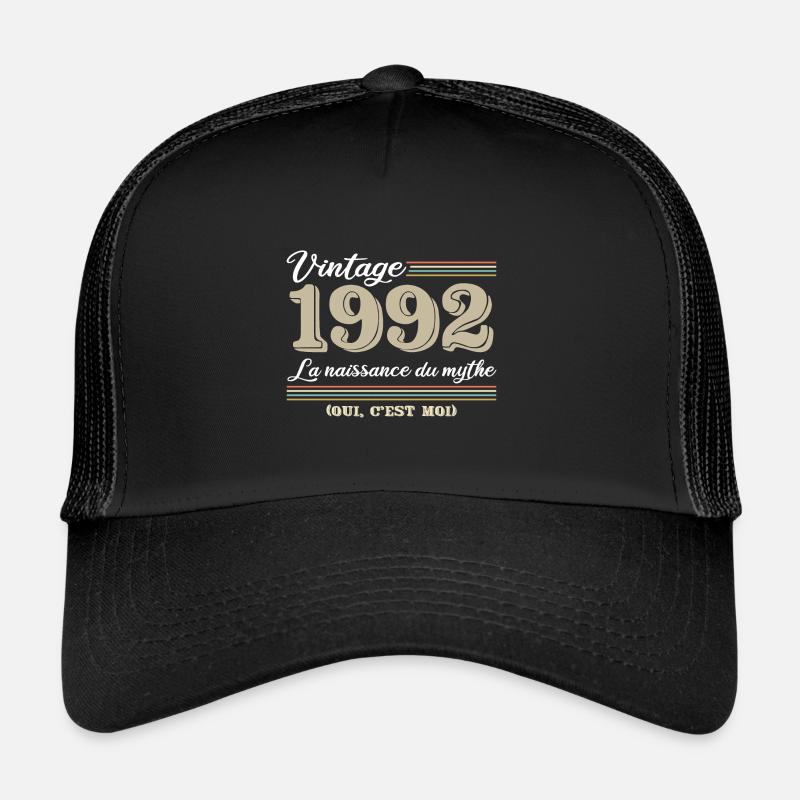 1992 année de naissance et cadeau d'anniversaire d Casquette trucker 