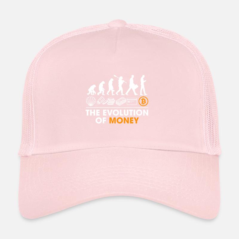 Le développement de l’argent crypto BTC Bitcoin Casquette trucker 